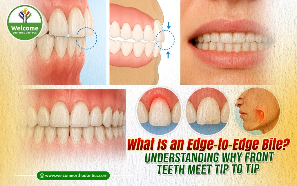 Illustration for What Is an Edge-to-Edge Bite? Understanding Why Front Teeth Meet Tip to Tip