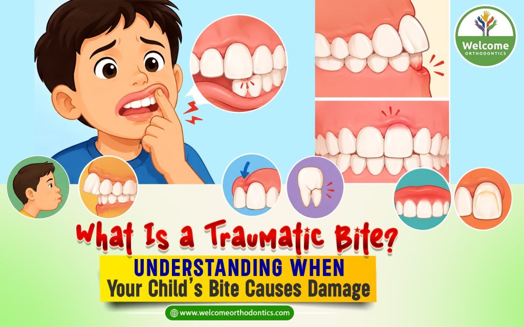 Illustration for What Is a Traumatic Bite? Understanding When Your Child’s Bite Causes Damage